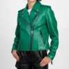 Krista Slaubaugh A Grand Ole Gold Leather Jacket