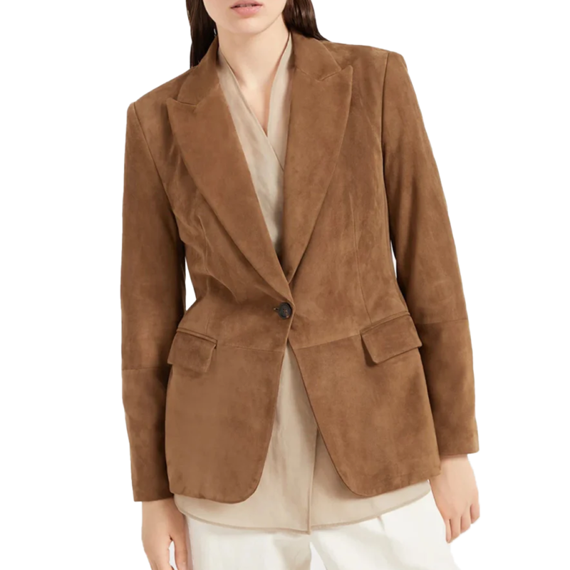 Landman S02 Cami Miller Demi Moore Brown Blazer