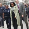 Law and Order SVU Kelly Captain Renee Curry Green Coat
