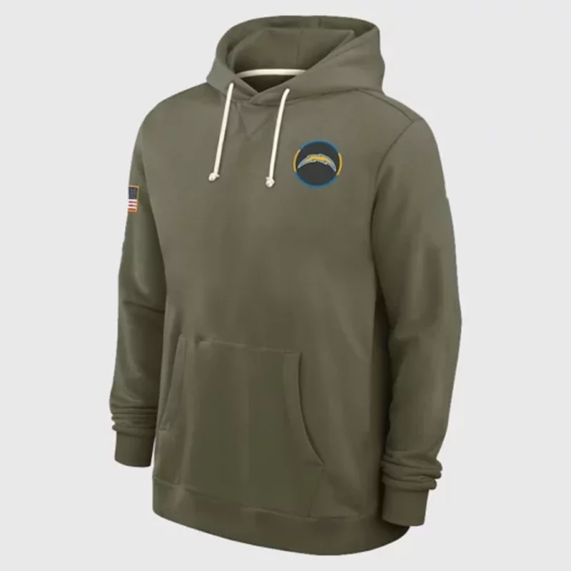 Los Angeles Chargers Salute to Service 2025 Hoodie