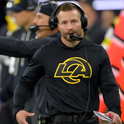 Los Angeles Rams Sideline Sean McVay Black Hoodie