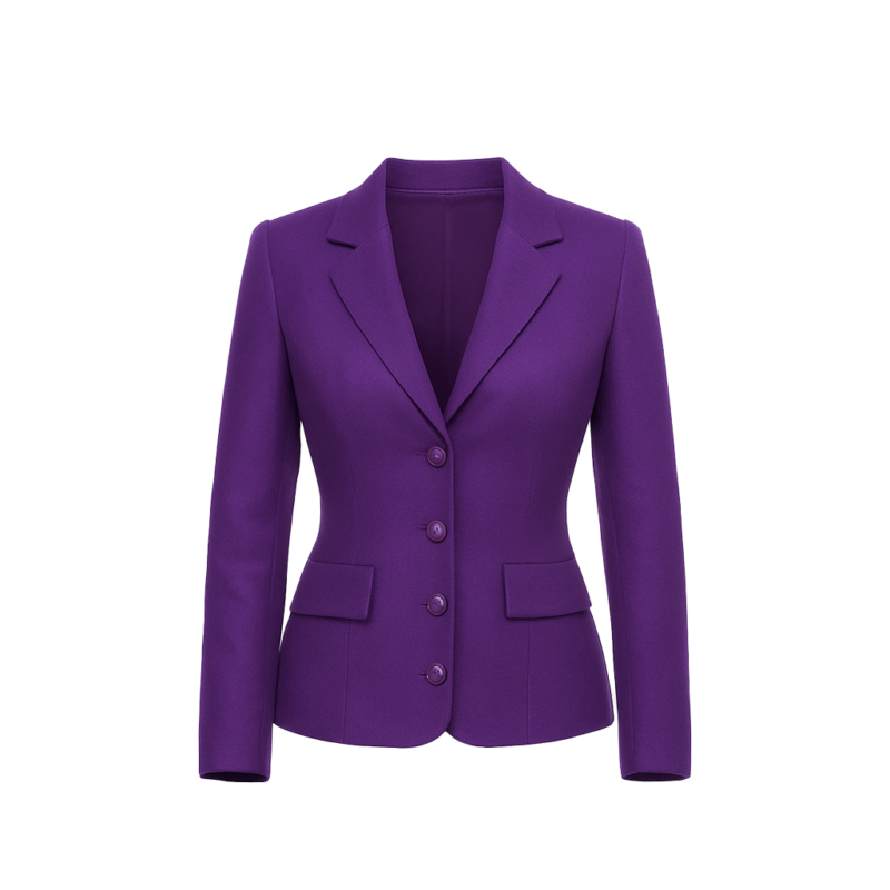 Mae Silver Boston Blue Gloria Reuben Purple Blazer