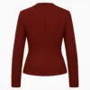 Mae Silver Boston Blue S01 Gloria Reuben Maroon Wool
