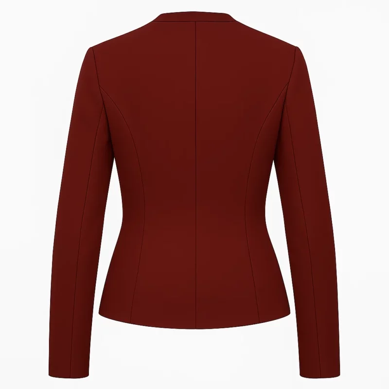 Mae Silver Boston Blue S01 Gloria Reuben Maroon Wool