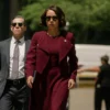 Mae Silver Boston Blue S01 Gloria Reuben Maroon Wool Jacket
