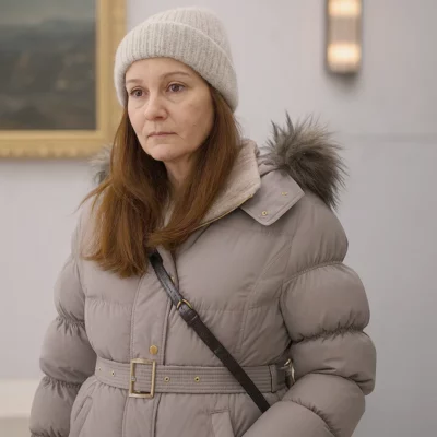Man Vs Baby Elsa Grey Puffer Coat