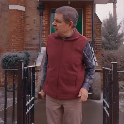 Man Vs Baby Rowan Atkinson Vest