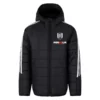 Manager Marco Silva Black Puffer Hooded Jacket