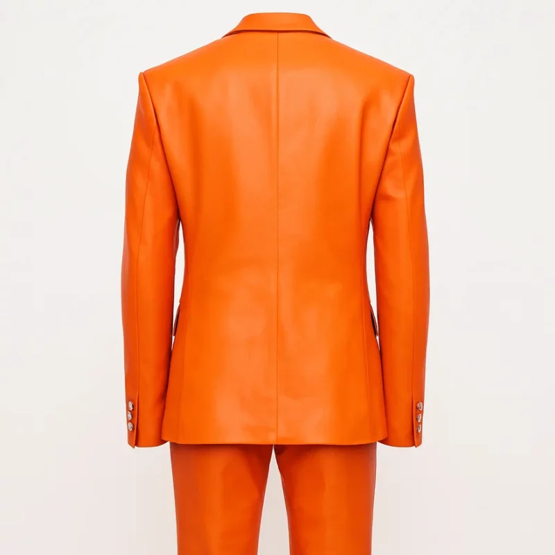 Marty Supreme 2025 Timothee Chalamet Orange Blazer
