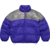 Marty Supreme BAFTA Screening Timothee Chalamet Purple Puffer Jacket