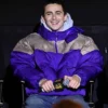 Marty Supreme Purple Puffer Jacket