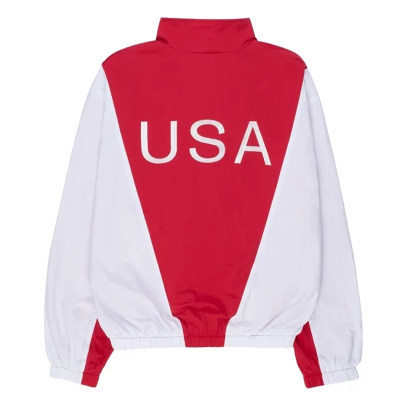 Marty Supreme Red & White Track Jacket