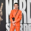 Marty Supreme Timothee Chalamet Orange Blazer