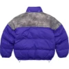 Marty Supreme Timothee Chalamet Purple Puffer Jacket