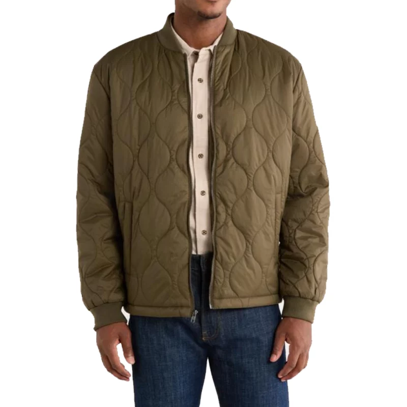 Mayor Of Kingstown S04 Derek Rivera Cortez Quilted Bomber Jacket