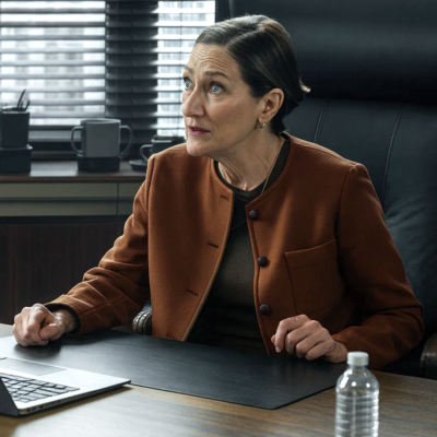 Mayor Of Kingstown S04 Nina Hobbs Brown Jacket