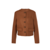 Mayor Of Kingstown S04 Nina Hobbs Edie Falco Brown Jacket
