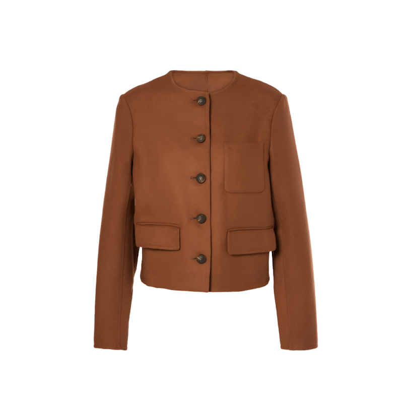 Mayor Of Kingstown S04 Nina Hobbs Edie Falco Brown Jacket