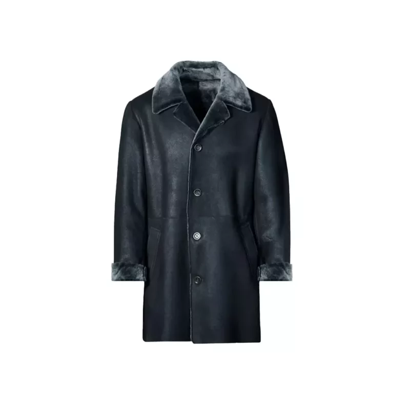 Mayor of Kingstown Frank Moses Lennie James Black Suede c