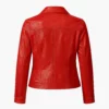 Meredith Falconer Murder In A Small Town S02 Katherine Evans Red Leather Jacket