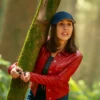 Meredith Falconer Murder In A Small Town S02 Katherine Red Leather Jacket