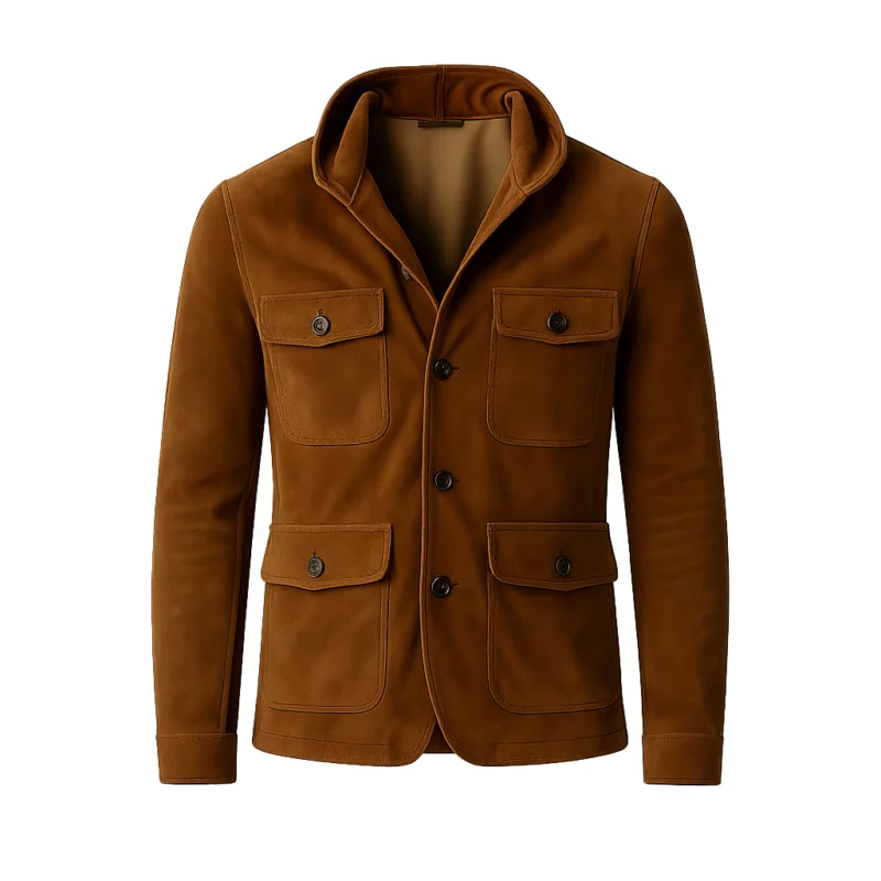 Military Suede Jacket