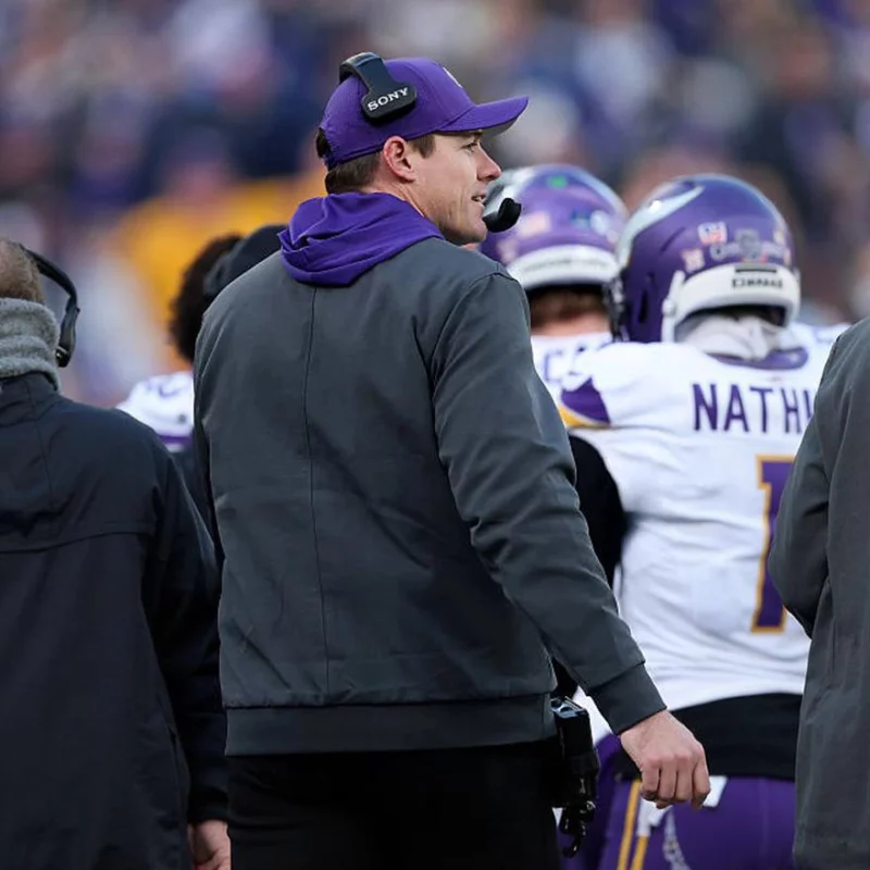 Minnesota Vikings Coach Black Bomber Jacket