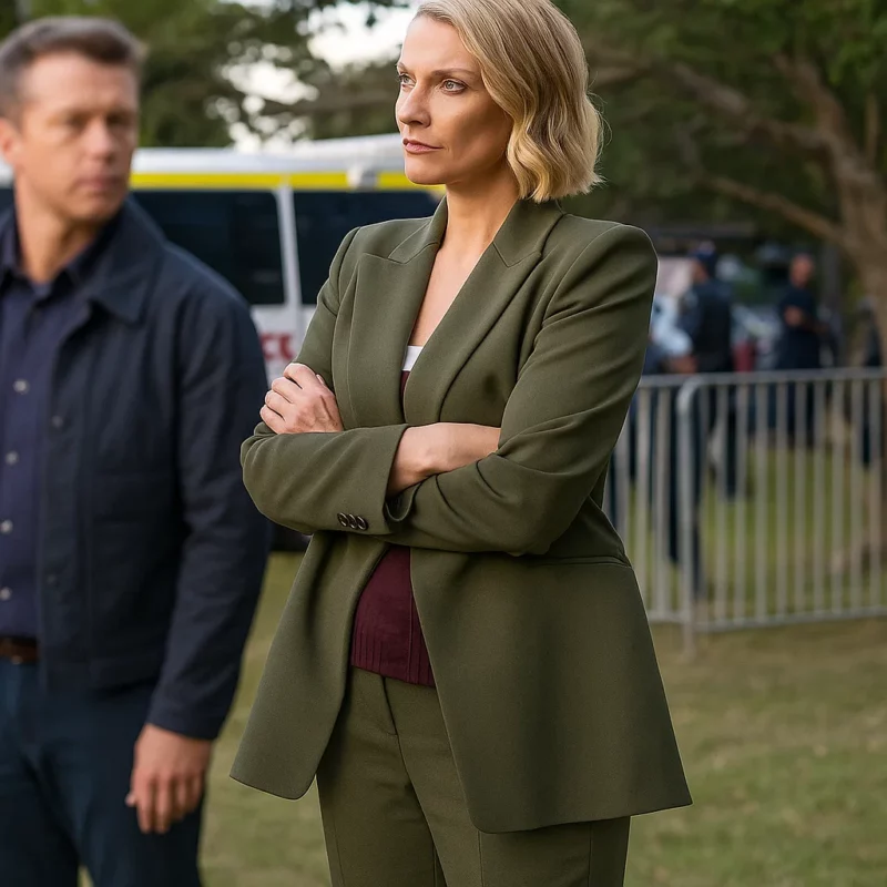 NCIS Sydney Eleanor Stankiewicz Cath Welsh Green Blazer