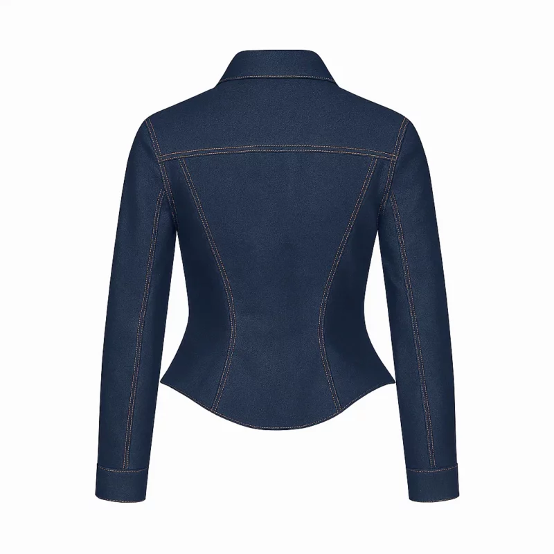 NYC 2025 Chloe Grace Moretz Blue Jacket