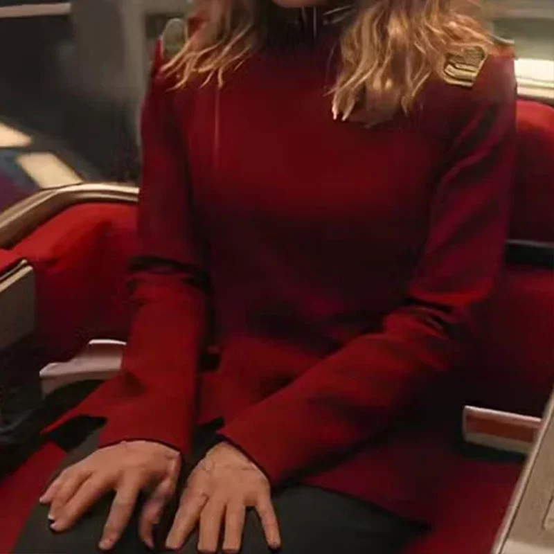 Nahla Ake Star Trek Starfleet Academy Holly Hunter Red Jacket