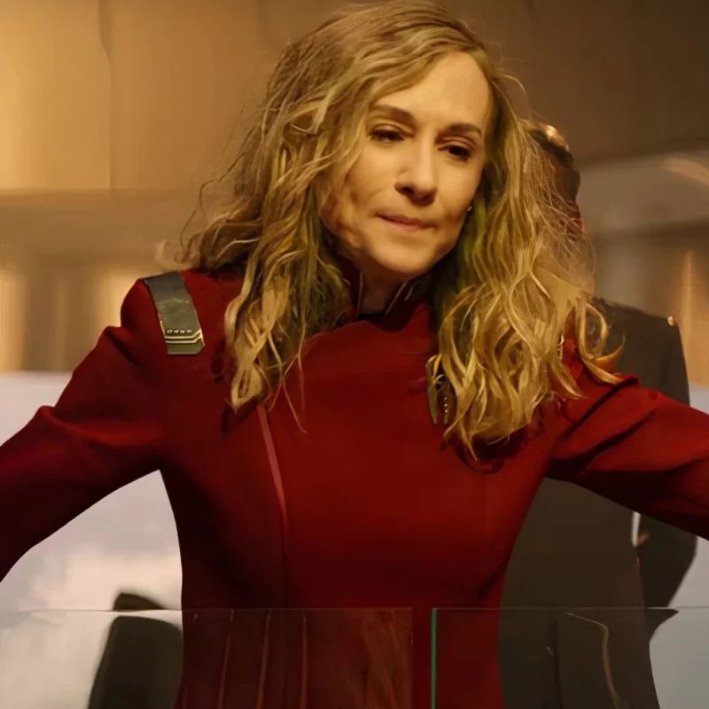 Nahla Ake Star Trek Starfleet Academy S01 Holly Hunter Red Jacket
