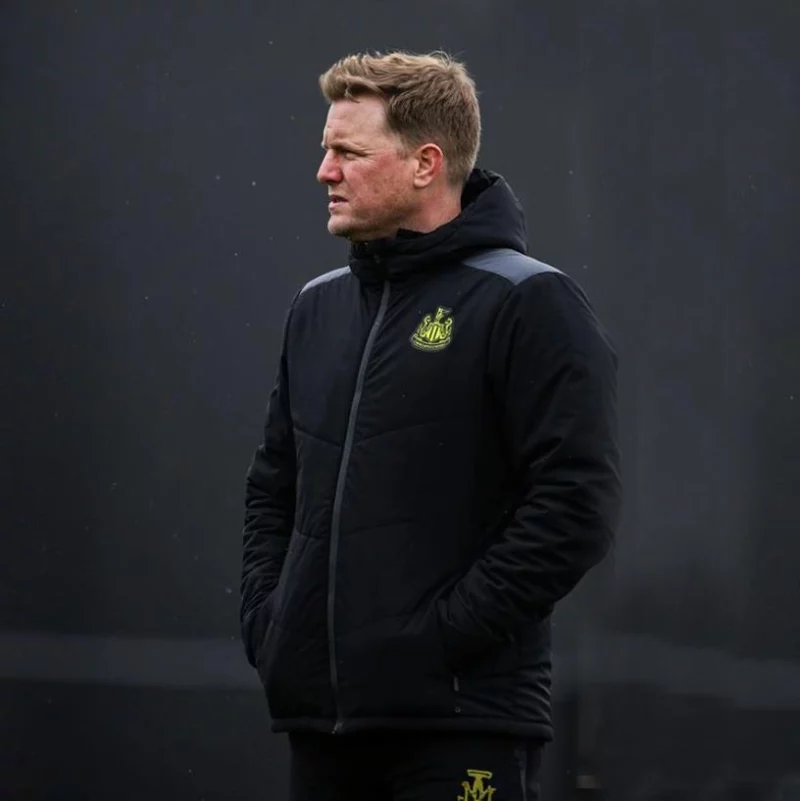 National Football Team Eddie Howe Black Hooded Jacket