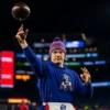 New England Patriots Retro Drake Blue Hoodie