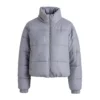 New York City 2025 Olivia Munn Grey Puffer