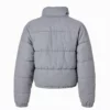 New York City 2025 Olivia Munn Grey Puffer Jacket