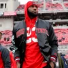 Ohio State Buckeyes Lebron James Satin Bomber