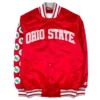 Ohio State Buckeyes Lebron James Satin Bomber Jacket
