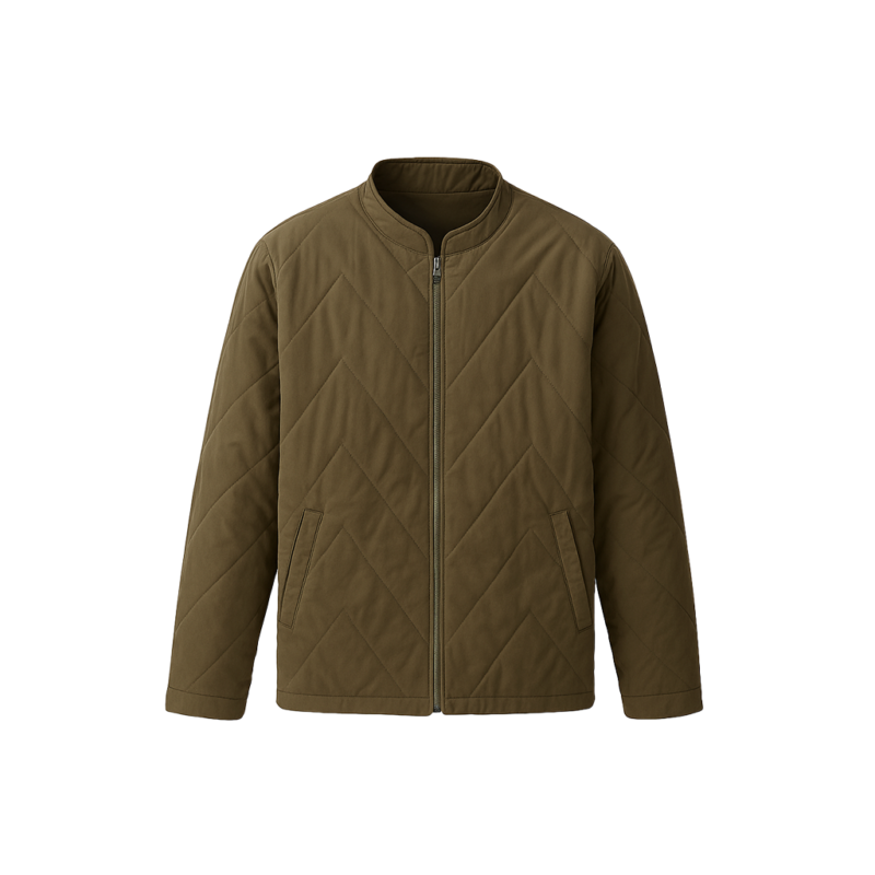 Omar The Plan 2 Reda Elazouar Green Quilted Jacket