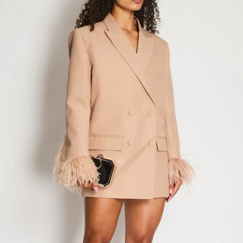 Owning Manhattan S02 Jess Markowski Beige Blazer