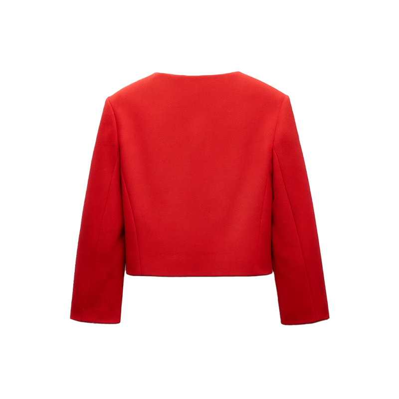 Owning Manhattan S02 TV Show Chloe Tucker Caine Red Jacket
