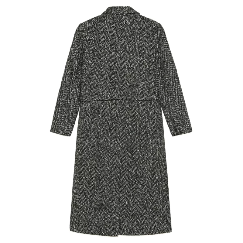 Owning Manhattan TV Series Tricia Lee Grey Coat