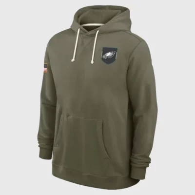 Philadelphia Eagles Salute to Service 2025 Hoodie