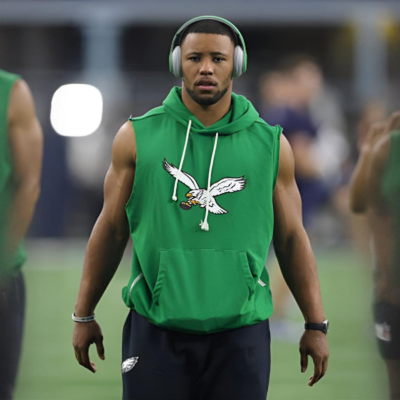 Philadelphia Eagles Saquon Barkley Green Hoodie