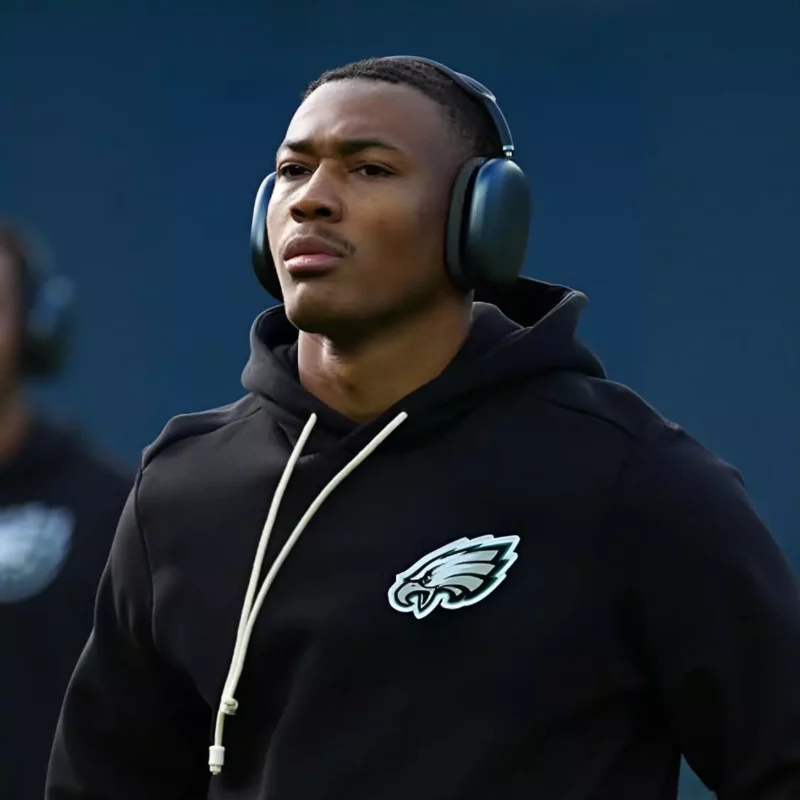 Philadelphia Eagles Sideline 2025 Black Hoodie