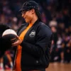 Phoenix Mercury Satou Sabally Black Bomber Jacket