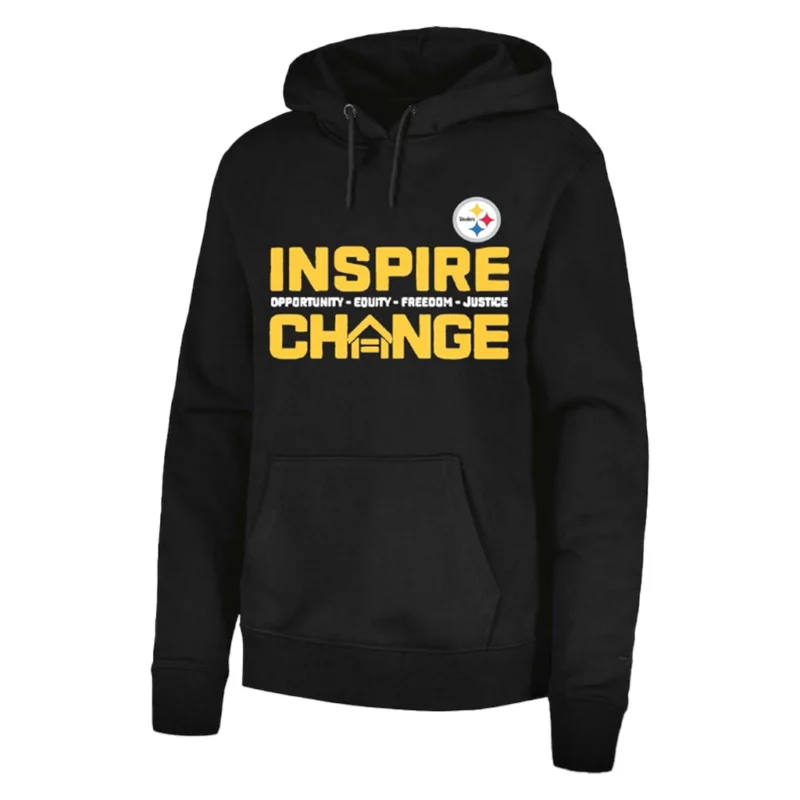 Pittsburgh Steelers Inspire Change 2025 Mike Tomlin Black Hoodie