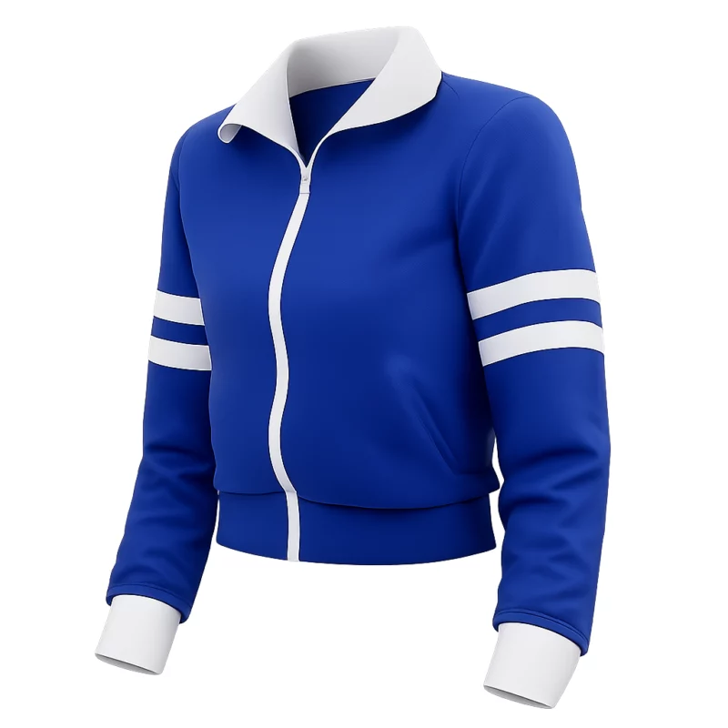 Ponies S01 Emilia Clarke Bea Blue Track Jacket