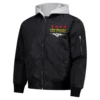 RAW 2025 CM Punk Hooded Bomber Jacket