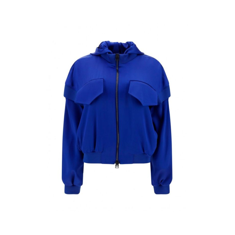 Real Housewives Of Salt Lake City S06 Angie Katsanevas Blue Bomber Jacket