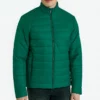 Reverend Alan Calder Shetland S10 Steven Miller Green Puffer Jacket